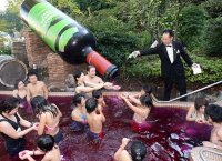 日本的葡萄酒浴盛行